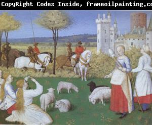 Jean Fouquet st Marguerite  From the Hours of Etienne Chevalier(mk05)